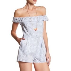 Romeo & Juliet Couture Off The Shoulder Romper